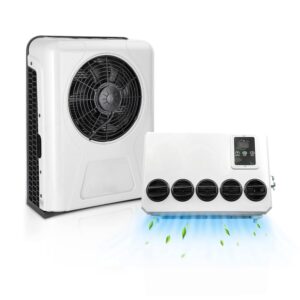 12 V Universal Electric RV Truck Camper Van Air Conditioning 10000 BTU Electric Automotive Split Air Conditioning AC Unit 12 V BTU for Trucks, Trailers, Motorhomes, Van AC New...