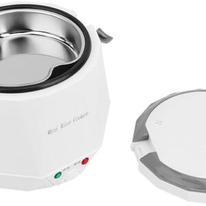 1.6L Portable Electric Rice Cooker 12V for Car, Mini Rice Cooker with Double Safety Buckle and Small Steam Plate for Travel, Camping, Picnic