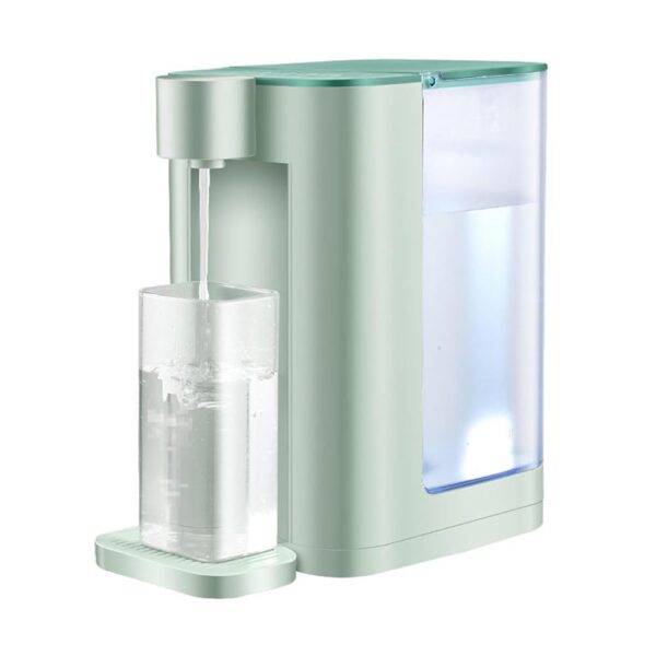 2100W Portable Intelligent Water Dispenser, 3S Quick Heating and 5-Level Temperature Control, Child Safety Design for Cafe, Office or Travel, Green