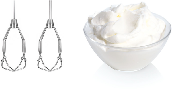 Bosch MFQ4840 Hand Mixer, Styline, 575 W, White, Silver Exclusive - Image 4