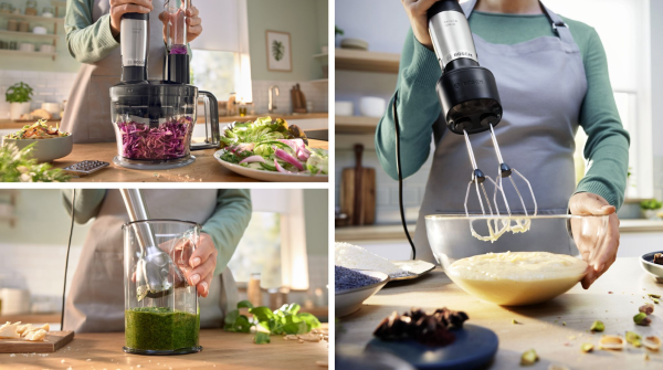 Bosch MSM6M874 Series 6, hand blender, ErgoMaster, 1200 W, stainless steel - Image 2