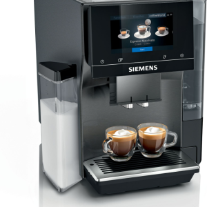 Siemens TQ717DF5 fully automatic coffee machine, EQ700 integral, Dark inox, TopTeam water tank, extra class