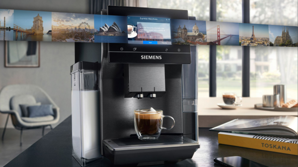 Siemens TQ717DF5 fully automatic coffee machine, EQ700 integral, Dark inox, TopTeam water tank, extra class - Image 2