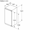 Neff KMK122F1 set of built-in/undercounter refrigerator and accessories, KI1412FE0 + KS1870Z0 - Image 3