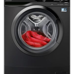 AEG Compact washing machine, only 416 mm depth, narrow, series 6000 ProSense: automatic volume, 6 kg, quiet, refill function, child lock, water stop, 1200 rpm, LSR6FS75260