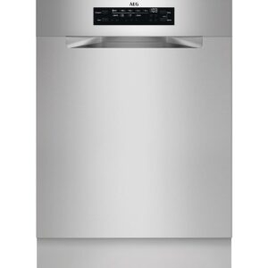 AEG FUS7676APM Dishwasher Undermount 60 cm, Series 7000, Glass Protection, Energy Class A, Cutlery Drawer, Personalised Time Control, Quiet 42 dB, Water Stop, ComfortRails...