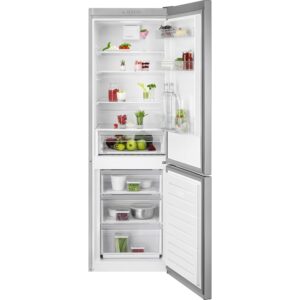 AEG ORC5S331EX 5000 ColdSense Freestanding Fridge-Freezer - 339L, 1860mm, LowFrost, LED Lighting, Inverter Compressor, FrostMatic, Automatic Defrosting, Stainless Steel