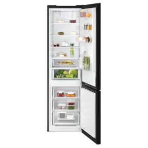AEG ORC7P361DB 7000 GreenZone+ Freestanding Fridge-Freezer - 362L, 2020 mm, NoFrost, LED Lighting, Inverter Compressor, ExtraChill Drawer, TwinTech, MultiFlow, Black Matt