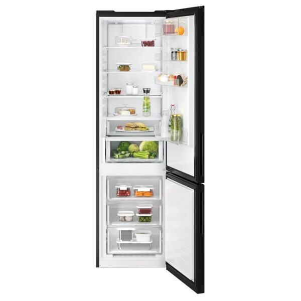 AEG ORC7P361DB 7000 GreenZone+ Freestanding Fridge-Freezer - 362L, 2020 mm, NoFrost, LED Lighting, Inverter Compressor, ExtraChill Drawer, TwinTech, MultiFlow, Black Matt