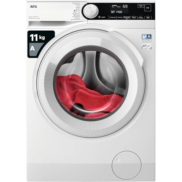 AEG ProSteam 7000 Series LR7H114AW, 11kg, Class A, ProSense Technology, Steam Refresh Program, White