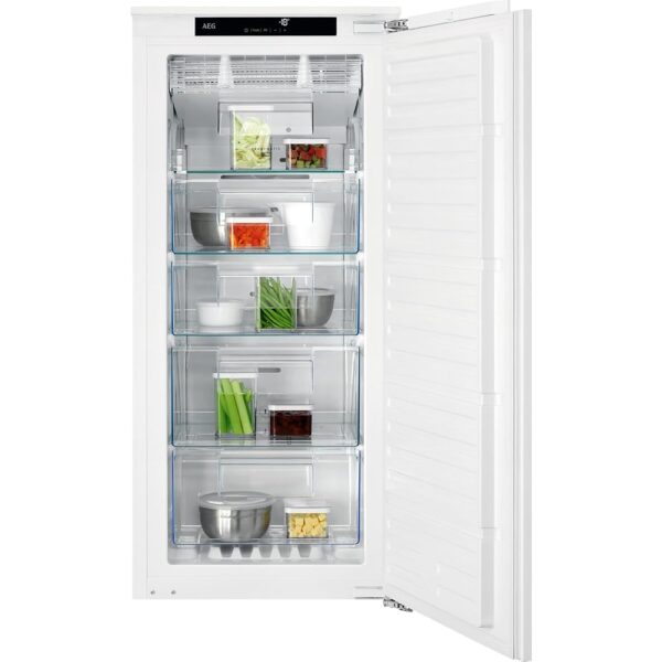 AEG TAB7N12EF Built-In Freezer / 1225 mm / 122 L / NoFrost / Temperature Alarm / Fixed Door / E