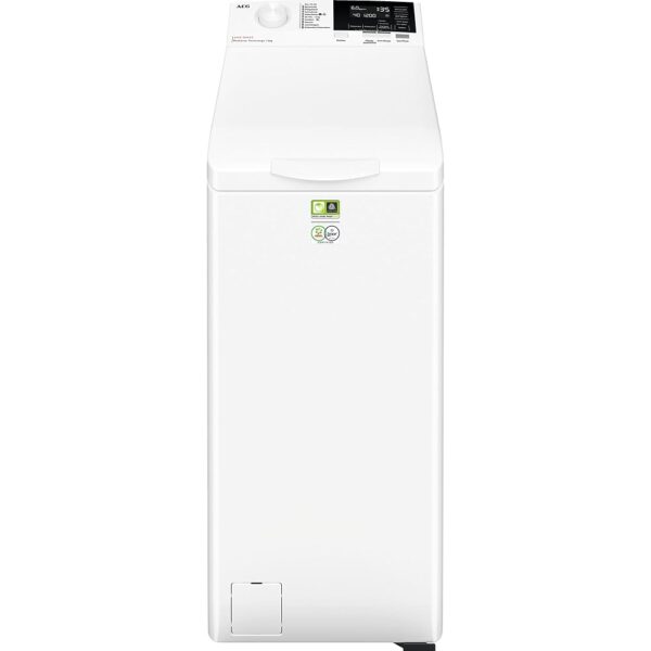 AEG Washing Machine Top Loader, Series 6000 with ProSense, 6.0 kg, Quiet, Automatic Volume, Refill Function, Water Stop, 1200 rpm, LTR6A61260