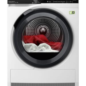 AEG WiFi Heat Pump Dryer 8 kg, Series 9000 AbsoluteCarePlus: Down Drying, Precise Drying with 3D Scan Residual Moisture Determination, A+++-10%, Energy Saving, Drum Lighting,...