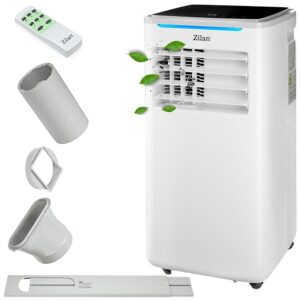 Air Conditioning 3-in-1 WiFi Mobile Window Seal with Exhaust Hose Remote Control 24h Timer 9000 BTU 3 Modes Air Cooler Air Conditioner Portable Air Conditioner Air Cooler Air...