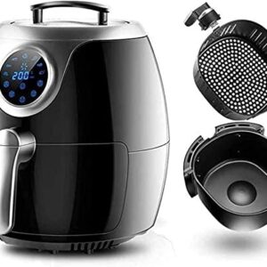 Air Fryer for Home Use Hot Air Fryer Accessories 8L Adjustable Temperature Control Timer Air Flow Technology Low Fat Cooking