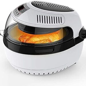 Air Fryer, Oven-free Cooker 10 QT with Automatic Timer and Temperature Control for Healthy Cooking without Oil and Low Fat, 1300 W Interesting