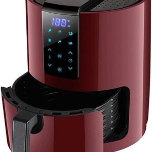 Air Fryers Electric Air Fryers Stainless Steel Cooker without Oil, Cooking Presets, Preheating and Alarm Reminder, 1 Litre Non-Stick Basket Size 33 cm x 25