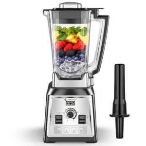 AMZCHEF Stand Mixer 2000 Watt | 2L Mixer High Performance Mixer | Blender with 8 Adjustable Speeds and 4 Preprogrammes for Crushed Ice, Smoothie Maker, Meat Mixer | BPA-Free