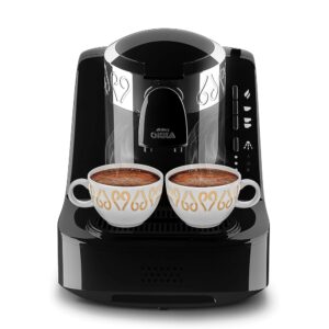 Arzum Okka Türkische Kaffeemaschine, Kompaktes, Überlaufschutz-Sensor, Leicht zu reinigen, Energieeffiziente Leistung, Perfekt für Liebhaber traditionellen Kaffees, 2...