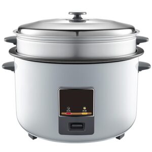 ASumPio Commercial Rice Cooker, High Capacity 10/12/19 L with Non-Stick Coating Pot and One-Touch Operation, for Hotel Restaurants, Canteens and Construction Sites, One Colour...