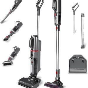 Atvel F35 TotalClean 5-in-1 Wireless Wet and Dry Vacuum Cleaner Powerful Handheld Vacuum Cleaner & Handle Vacuum Cleaner Self-Cleaning HEPA H12 Lightweight for Hard Floors,...