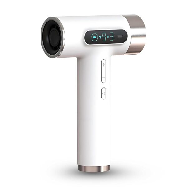 Battery Hair Dryer, 300 W, 100,000 RPM Portable USB Hair Dryer, 9 Wind Speeds, 3 Adjustable Temperatures, Rechargeable Hair Dryer for Travel, Dormitory, Outdoor