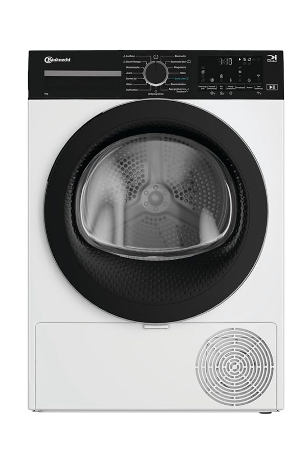 Bauknecht BD 8C WBS Heat Pump Dryer / 8 kg / Energy Efficiency Class A+++ / Precision Dry - Intelligent Drying / Inverter Motor / HomeWhiz App - Quick and Intuitive Operation /...