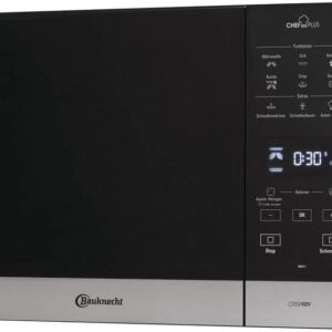 Bauknecht Chef Plus MW 49 SL 5-in-1 multifunctional microwave / 800 W / 25 L cooking chamber / hot air 1700 W / quartz grill 900 W / DualCrisp and CrispFry / steam cooking /...
