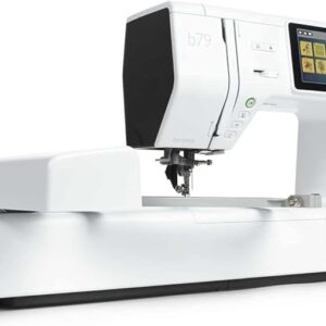Bernette B79 Computer Controlled Sewing and Embroidery Machine with 5" Color Touch Screen, Multifunction Buttons, 4 LEDs and 230mm Sewing Surface
