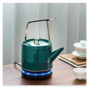 BEZAX Kettle 220V 880ml 1000W Automatic Kettle Ceramic 24 Hours Insulation Boiling Water Teapot Anti-dry Stainless Steel 304 (Color : Plum)