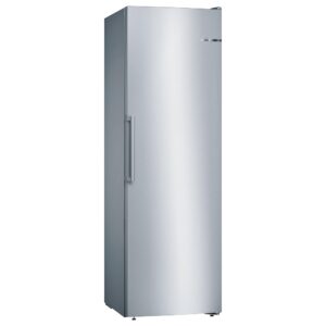Bosch Home Appliances GSN36VLEP Series 4 Freestanding Freezer, E, 186 cm, 234 kWh/Year, Stainless Steel Look, 242 L, NoFrost, BigBox