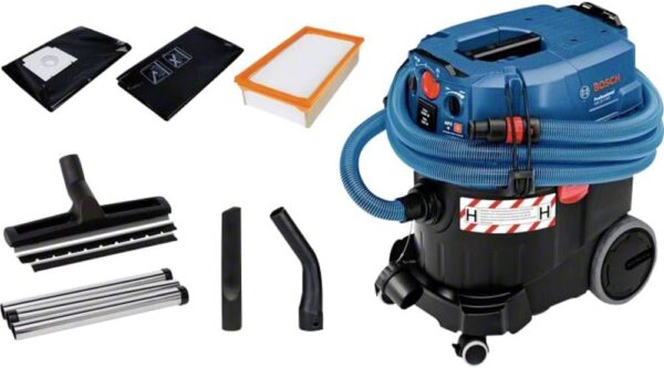 Bosch Professional Wet / Dry Vacuum Cleaner GAS 35 H AFC (Power 230 V, 1,200 Watt, 35 L Container, Includes Hose)
