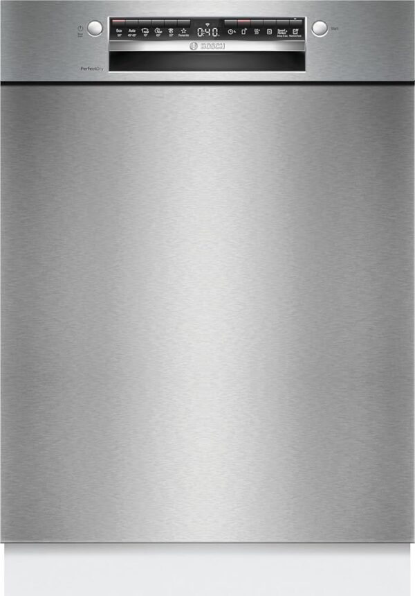Bosch Series 6 SMU6ZCS13E Undermount Dishwasher, 60 cm, Stainless Steel
