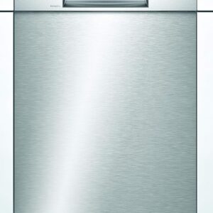 Bosch SMU6ZCS49E Series 6 Smart Dishwasher Under-Unit, 60 cm Wide, Cutlery Drawer, Made in Germany, Silence Programme, Especially Quiet, PerfectDry with Zeolite, Dries Even Plastic