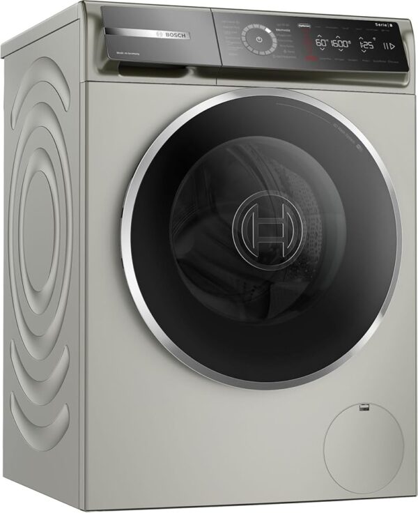 Bosch WGB2560X1, Series 8, Smart Washing Machine, 1-10 kg, 1600 rpm, Made in Germany, Maximum Energy and Water Savings, Automatic Stain Control, Iron Assist, Speed Perfect,...