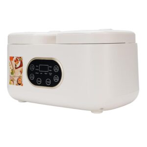 Buffet Server Food Warmer Dual Pot Slow Cooker, Pop-Up Lid Timer Removable Multifunctional Cooking Pot Double Pot Buffet Server Warmer Rice Cooker Soup Pots for Kitchen Party