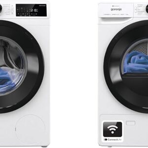 Bundle of Gorenje WPAM84A1T 8 kg Washing Machine with Steam Function + Gorenje DPNE82/GN 8 kg Dryer Condensation with Heat Pump