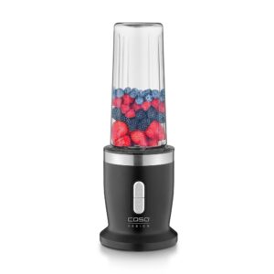 CASO Click & Blend Cordless Stand Blender, Battery Operated 240W for Smoothies, Shakes and More - 14,000 RPM; 4-Speed Stainless Steel Knife/Perfect for Dips, Shakes, Pesto,...
