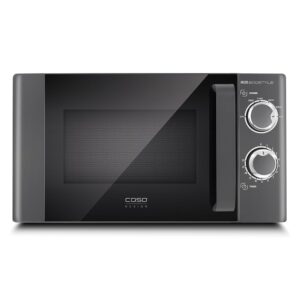 Caso M20 Ecostyle microwave, easy to use, 20 L cooking chamber, 700 watt power, turntable diameter 24.5 cm, anthracite