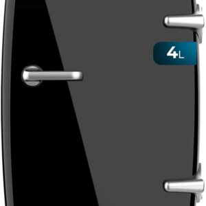 Cecotec Mini-Kühlschrank Bolero MiniCooling 4L Havanna Black, Betrieb mit 12V-220V, Kompatibel mit Auto und Wohnwagen, Kühl- und Heizfunktion, Temperaturbereich 5-65º, Einfacher...