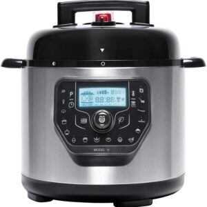 Cecotec Programierbarer Schnellkochtopf GM H-Deluxe, inteligentes Kochen, 6 Liter, 24 Stunden programierbar, 15 Sicherheitssysteme, 90 Kpa, 19 Menüs