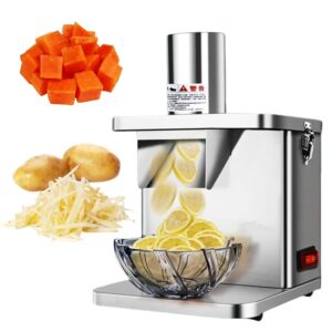 Chopper 250W 5 in 1 Professional Electric Slicer Rasp Electric Salad Cutter for Fruit Vegetable Cheese Salad Maker for Home Kitchen