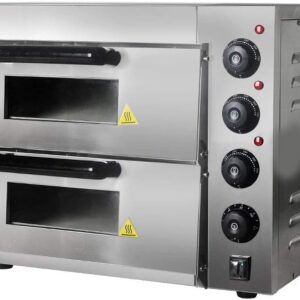 Commercial Double Layer Oven with Stone Oven Bread Oven Stainless Steel