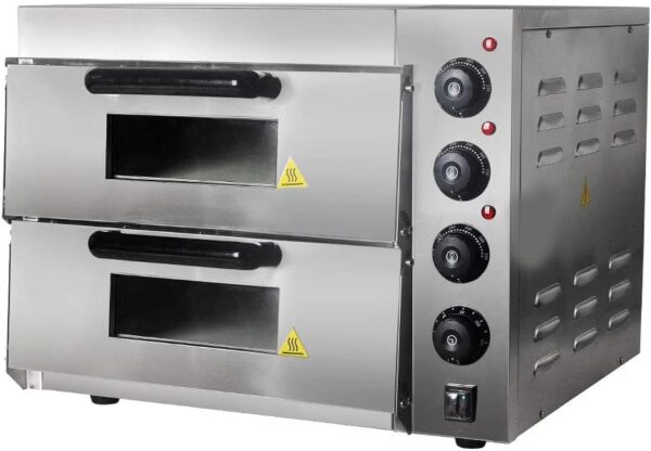 Commercial Double Layer Oven with Stone Oven Bread Oven Stainless Steel