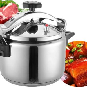 Commercial Super Large Pressure Cooker, Stainless Steel, Explosion-Proof Large Pressure Cooker, Large Capacity 15 L, Suitable for: Gas Stove, Induction Hob, Open Flame Pressure...