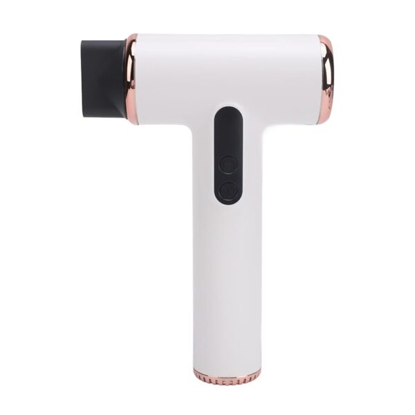 Cordless Hair Dryer, USB Rechargeable Portable Hair Dryer with 3 Adjustable Levels, Digital Display, Hair Care Nozzle, High Wind Power for School at Home