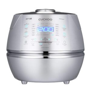 CUCKOO CRP-DHSR0609F Rice Cooker Silver with Display, 1090 W