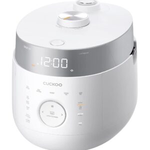 CUCKOO Rice Cooker & Steamer with 16 Programmes, Induction, No Pressure Mode, Open Cooking Function, Timer, Non-Stick Stainless Steel Inner Pot (up to 10 People), Keep Warm &...