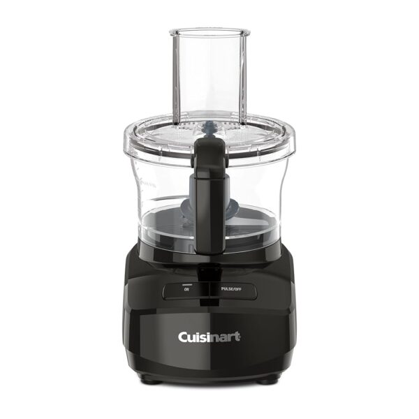 Cuisinart 7-Cup Food Processor - Sleek and Modern Design with Two Easy Controls and Universal Blade for Chopping, Mixing and Doughing, Black