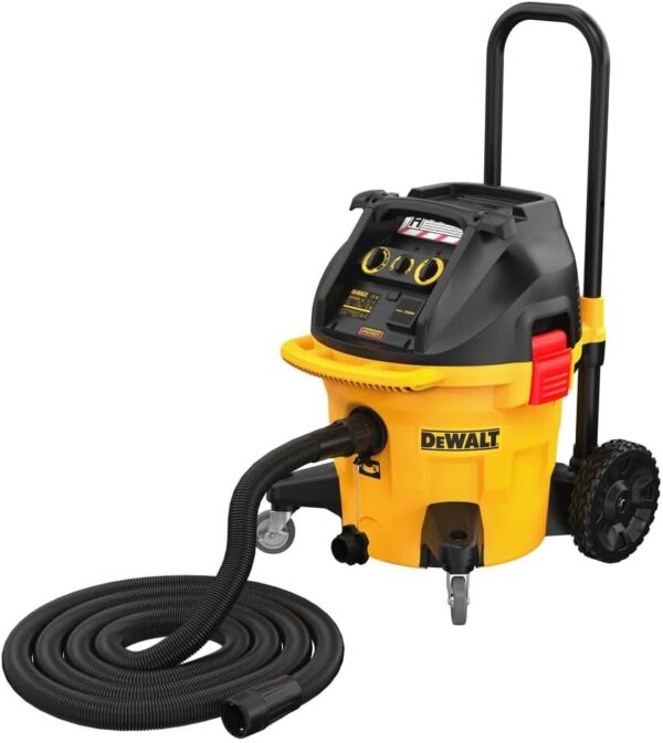 DEWALT DWV905H-QS Industrial Wet & Dry Vacuum Cleaner, 1400 Watt, Wet Vacuum Cleaner, up to 38 Litre Container Volume